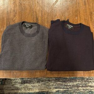 Set of 2 Banana Republicblic Italian Merino Sweatersers, Large
